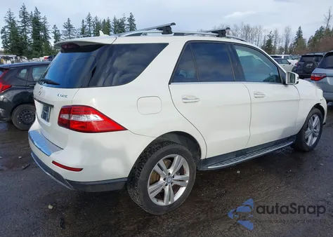 2013 Mercedes-Benz Ml 350 4Matic из США, поврежденный, VIN 4JGDA5HB0DA134262